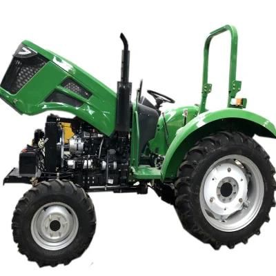 Shandong Factory Supply Agricultural Tractor 50 HP 4 Wheel Farm Mini Lawn Tractors Use for Garden/Forest / Cornfield