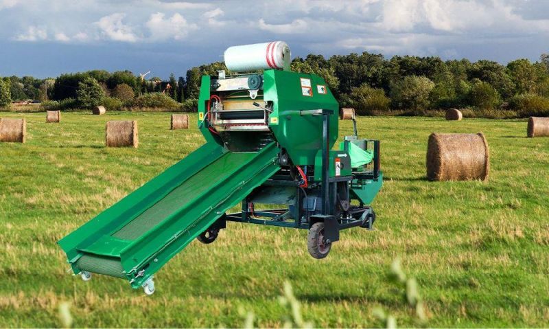 Farm Machine Small Silage Baler and Wrapper for Sale