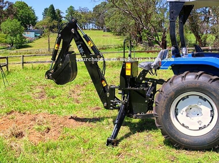 Ireland Hot Selling Tractor Attachment Ce Approved Lw-7 Garden Tractor 3 Point Hitch Mini Backhoe Excavator for 30-55HP Tractor