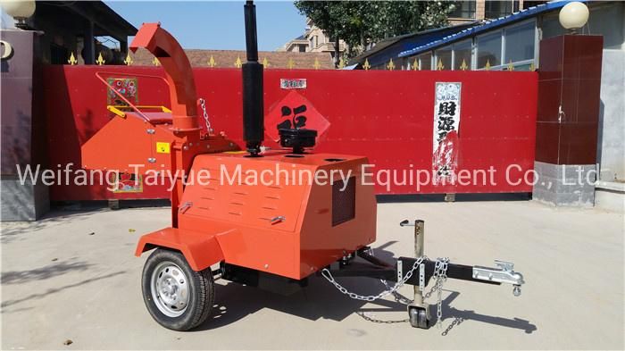 8 Inches Chipping Desel Heavy Duty Wood Chipper, Diesel Drum Wood Chipper