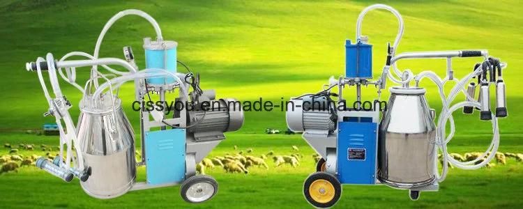 Cow Sheep Goat Portable Vacuum Pump Milking Machine (WSNN)