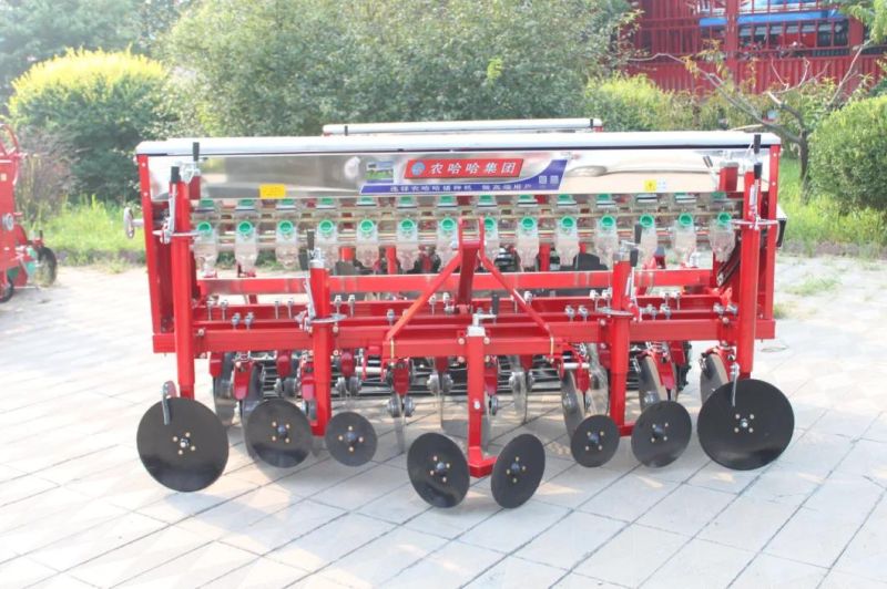 Hot Sale 40HP Tractor Behind Pull Type Wheat Seeder with Fertilizer 14 Rows Planter