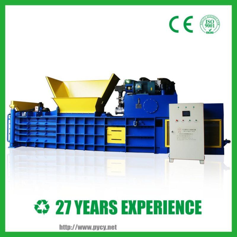 Horizontal Waste Paper Aluminium Can Plastic Bottle Baler