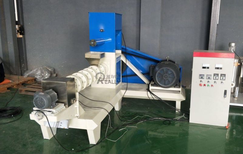 Business Automatic 1-1.2ton Animal Pellet Machine Fish Feed Food Extruder Fish Floating Pellet Machine Chicken Feed Making Machine