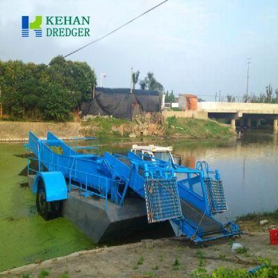 Lake Clean Garbage Collection Boat Water Hyacinth Harvester