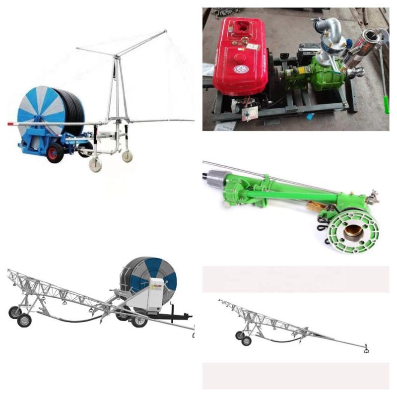 Jp90-400 Agriculture Traveling Rain Gun Hose Reel Irrigation System