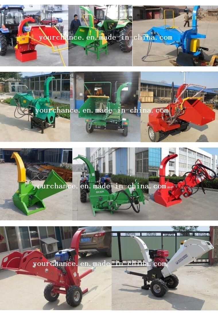 China Factory Supply Tractor Mounted Type and Selfpower Towable Type Wood Chipper with ISO Ce Certificate