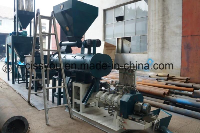 600kgH Animal Floating Fish Food Feed Pellet Machine Production Line