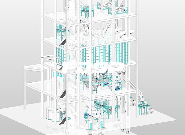 Animal Feed Processing Plant Animal Feed Production Line