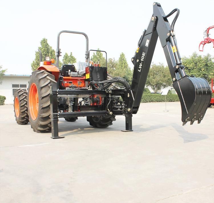 Small Attractive Tractor Towable Backhoe