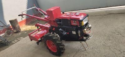 CE Diesel Electrcic Farm Two Wheel Mini Farm Tractors Motocultor Power Tiller Manual Hand Tractor Walking Tractor
