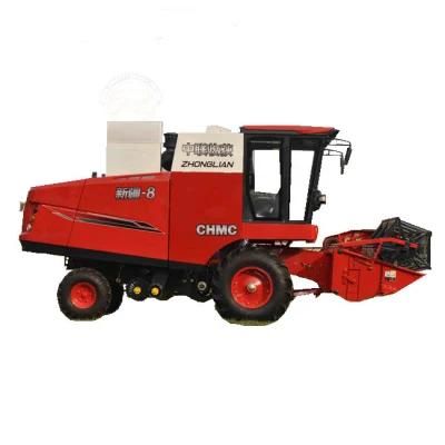 4lz-7 Wheel Type Best Sale Wheat Harvester