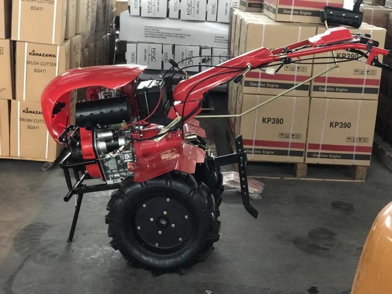 Mini Rotary Tiller/Power Tiller/Small Agricultural Land Machine/9 HP Cultivator