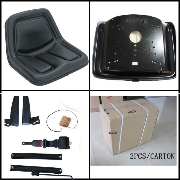 John Deere Tractor Seat with High Back PVC Drain Hole