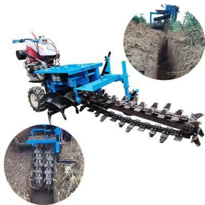 High Quality Trenching Machine Chain Trencher for Skid Steer Loader Tractor Pto Trencher Garden Trencher