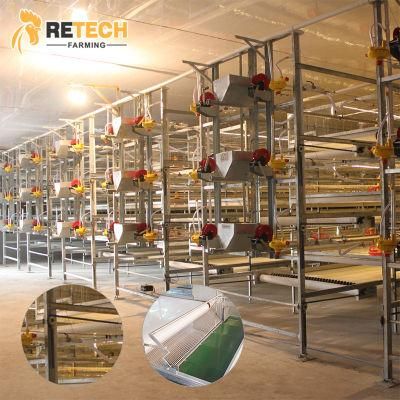 Automatic H type broiler chicken farm equipment poultry cages