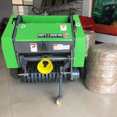 Factory High Working Efficiency Tractor Pto Use Hay Round Baler Straw Baler Machine
