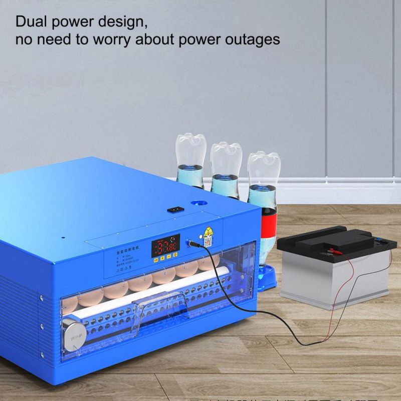 Incobator Eggs 72 Hatching Eggs Dual Power Quail Egg Incubator for Sale