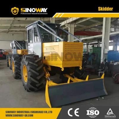 Forestry Equipment 8.5 Ton Wheeled Log Skidder for Sale