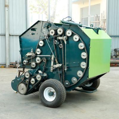 Cheap Hay Tools Manufacturer Big Small Mini Compact Grass Round Baler Machine with Twine Wrap