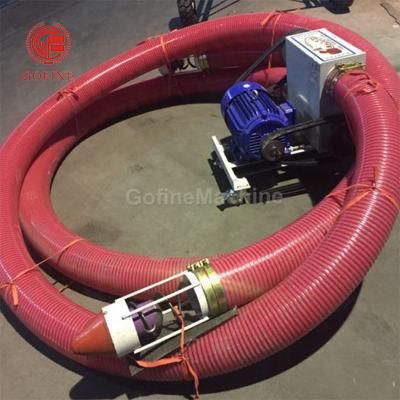 Large Double-Tube MID-Drive High Suction Hose Grain Suction Machine