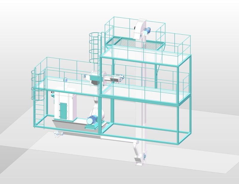 China Best Selling Raw Material Aqua Feed Production Line