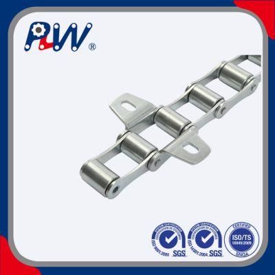 Zinc-Plated S Type Steel High Precision Agricultural Chain with Attachment