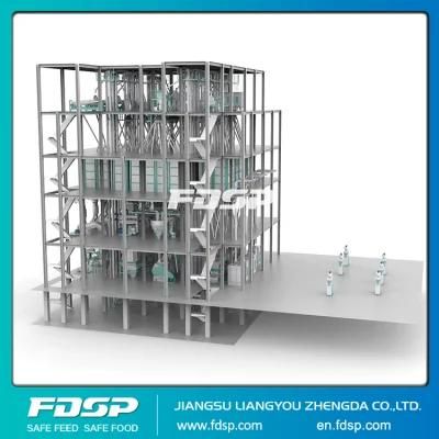 Pig Feed Pellet Production Line with Large Capacity Animal Feed Line Production