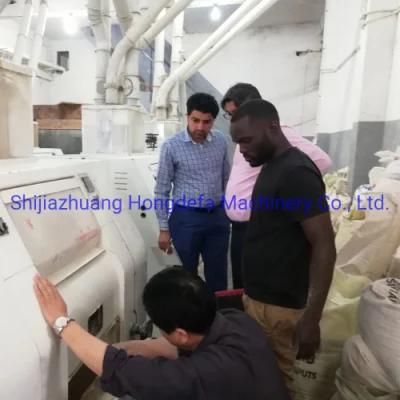 Super White Maize Meal Automatic Industrial Maize Flour Milling Machine