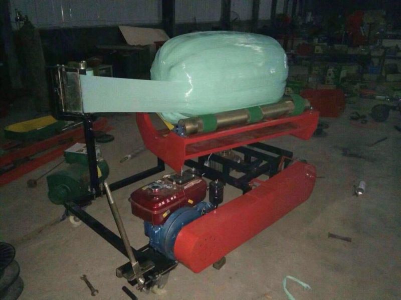 Farm Equipment Plastic Film Motor Bale Packing Machine Bale Wrapper