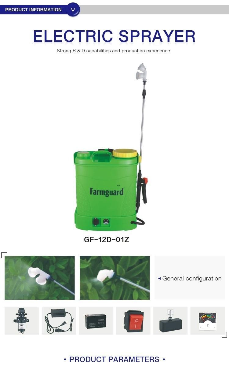 Pertanian Listrik Ransel Sprayer Battery Powered Sprayer Agriculture Garden Tool Battery Disinfectant Pump Sprayer