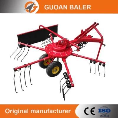 Guoan Best Selling Rotary Finger Wheel Lawn Mower Hay Rake