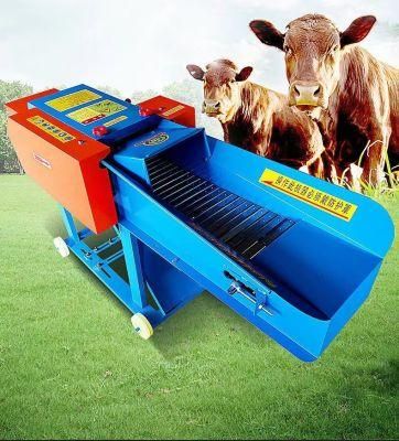 Straw Crusher Poultry Animal Livestock Cattle Feed Grass Shredder Silage Fodder Chopper Hay Chaff Cutter Machine