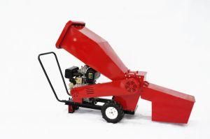 Chipper Shredder with Gasoline Engine Machine to Shredd Coconut Husks