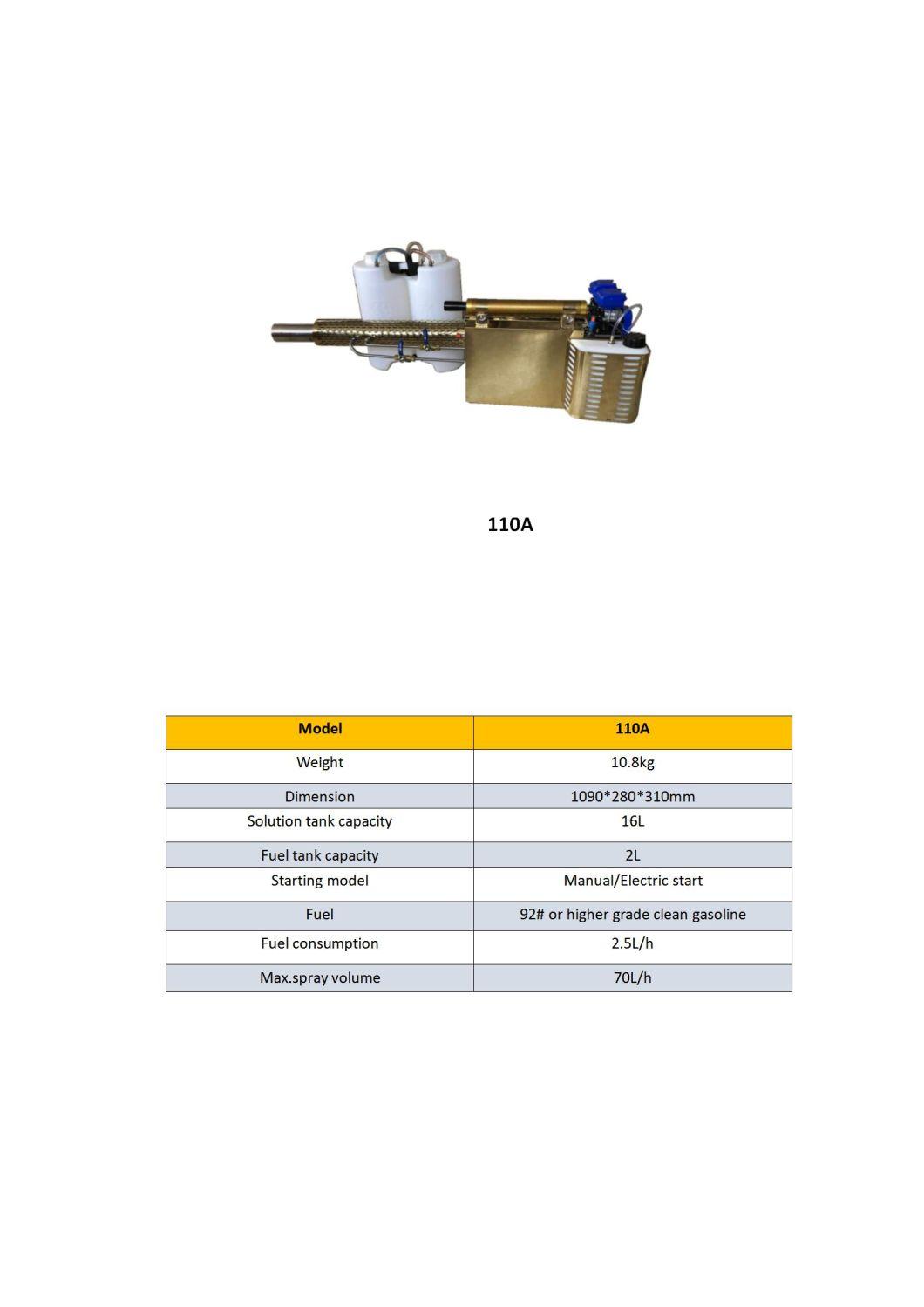 Thermal Fogging Machine for Livestock Disinfection