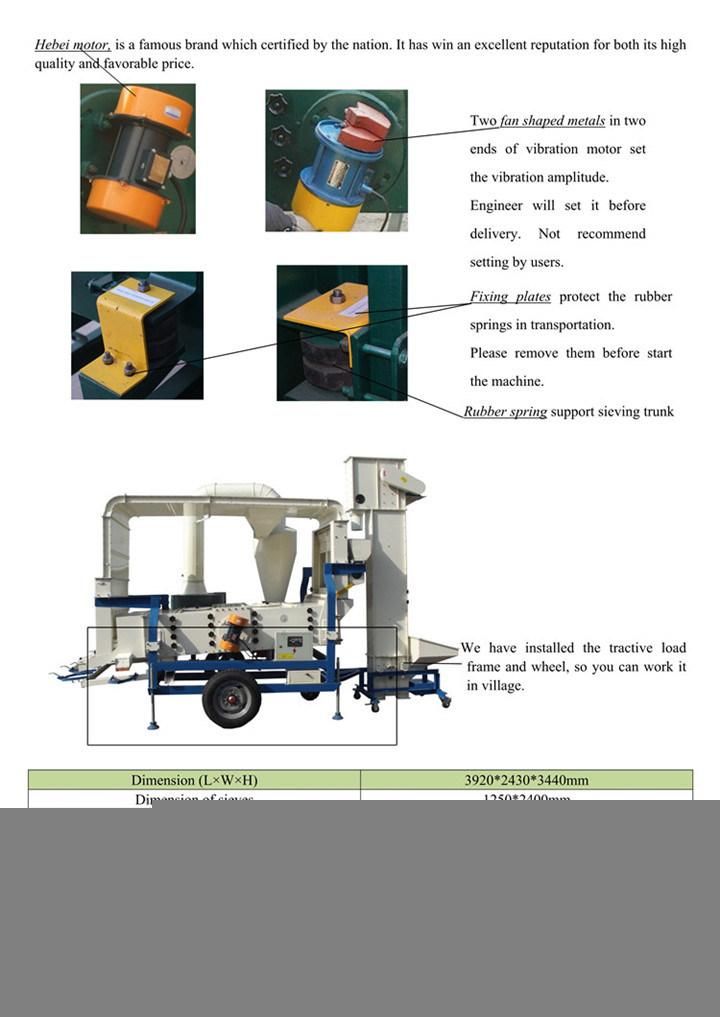 Sorghum Sesame Maize Millet Seed Cleaning Machine