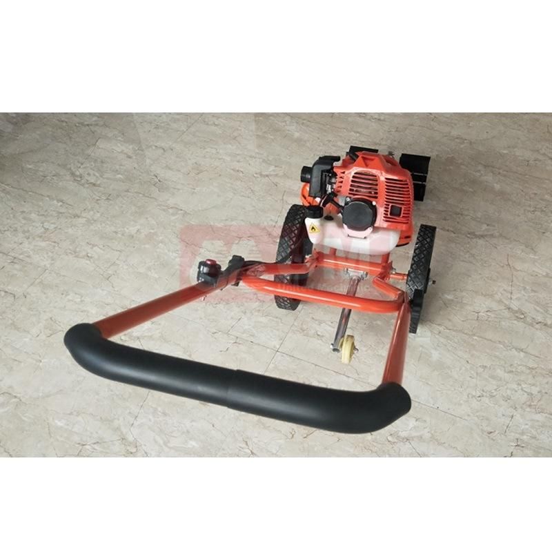 Um Mini Power Agricultural 52cc 2 Stroke Single Cylinder Hand Push Tiller Cultivator Weeding Machine