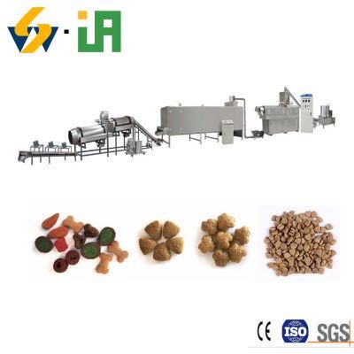 Big Output Dry Pet Food Processing Machine Extrusion Dog Feed Equipment Manufacturing Processing