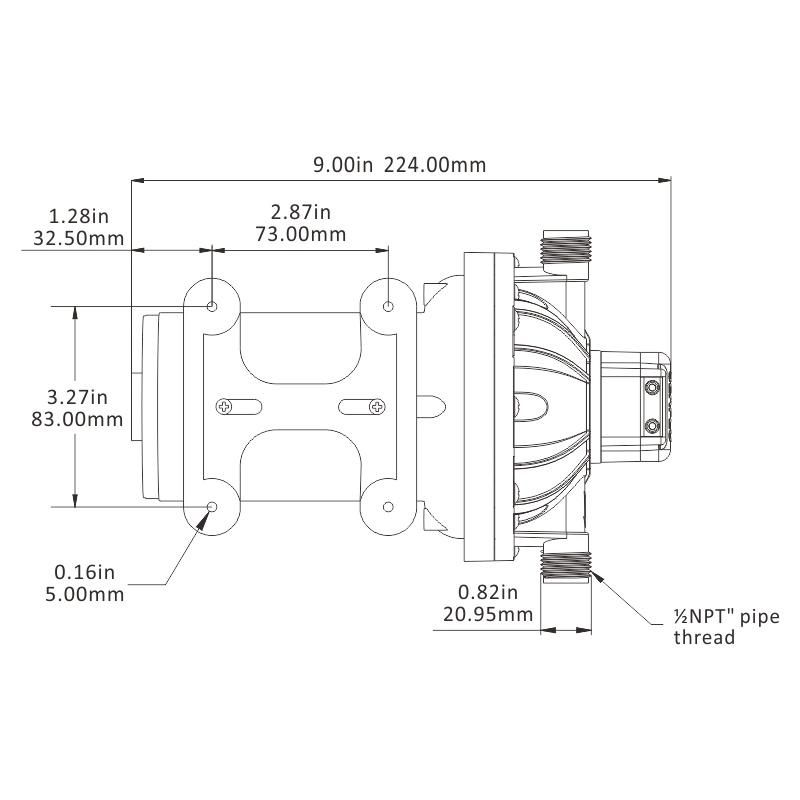 Seaflo Marine Water Pump 12V DC High Pressure Pump