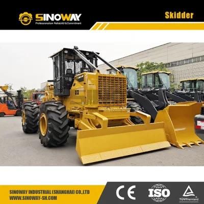 Small Scale Forestry Equipment Cable Grapple Log Skidder for Sale