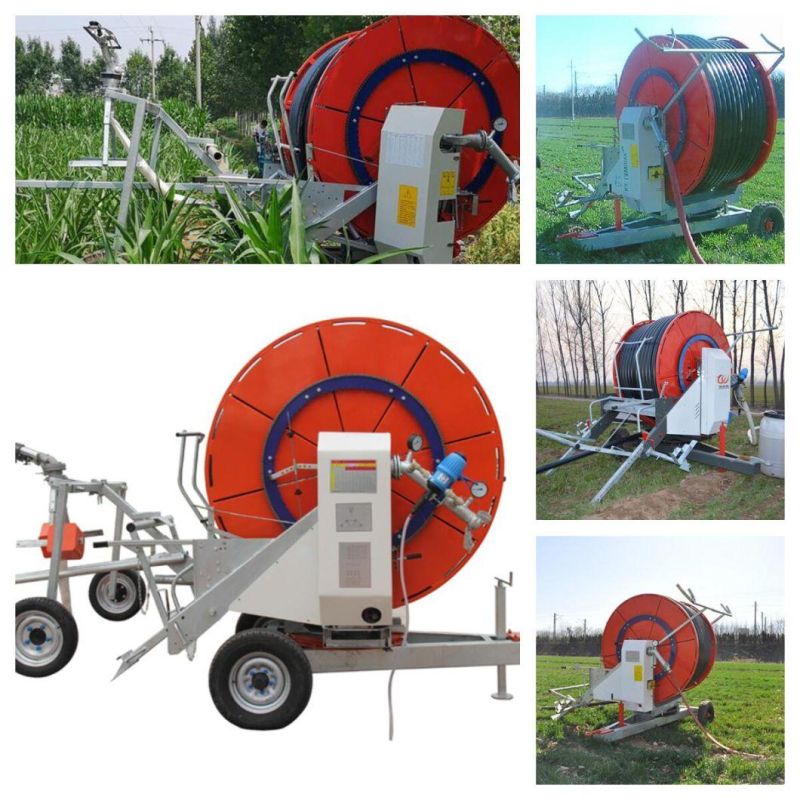 Chinese Factory Diesel Pump Engine Set 75mm Hose Reel Irrigation System