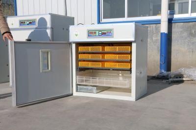 Fully Automatic Temperature Egg Incubator Hold 528 Chicken Eggs Hatching Machine