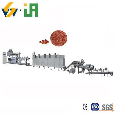 Ornamental Fish Guppy Carp Koi Snapper Goldfish Feed Food Production Machine