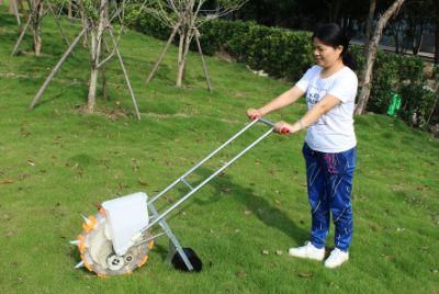 Plastic Small Corn Planter Portable Hand Push Corn Seeder