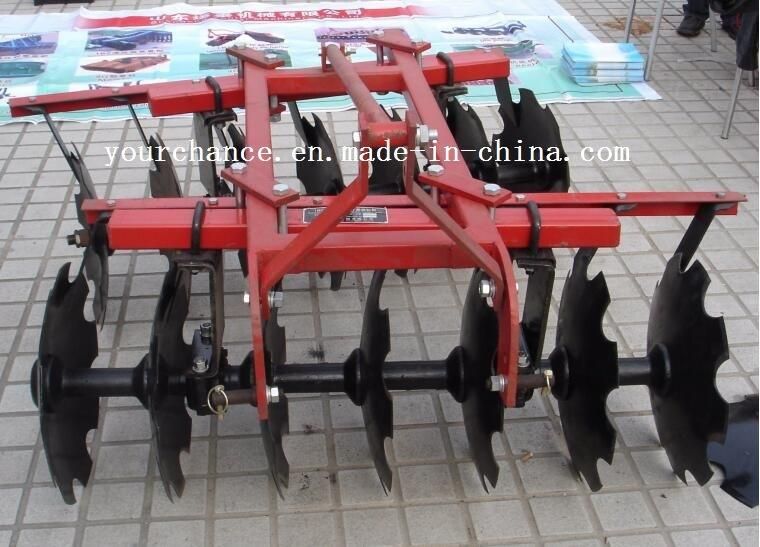 High Quality Farm Implement 1bqx-1.1 1.1m Width 12 Discs 12-20HP Tractor Mounted Light Duty Disc Harrow