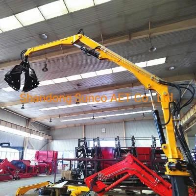 Oil Palm Fruit Ffb Grabber Crane for Tractor/Crawler/Truck
