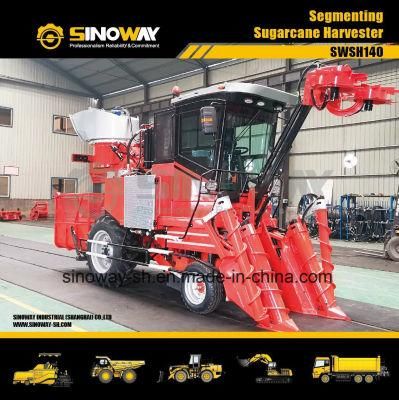 Chinese 140 HP Hydraulic Mobile Sugarcane Harvester for Sale