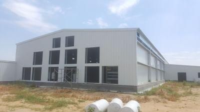 Steel Structure Fiberglass Sandwich Panel Poultry Chicken Farm House