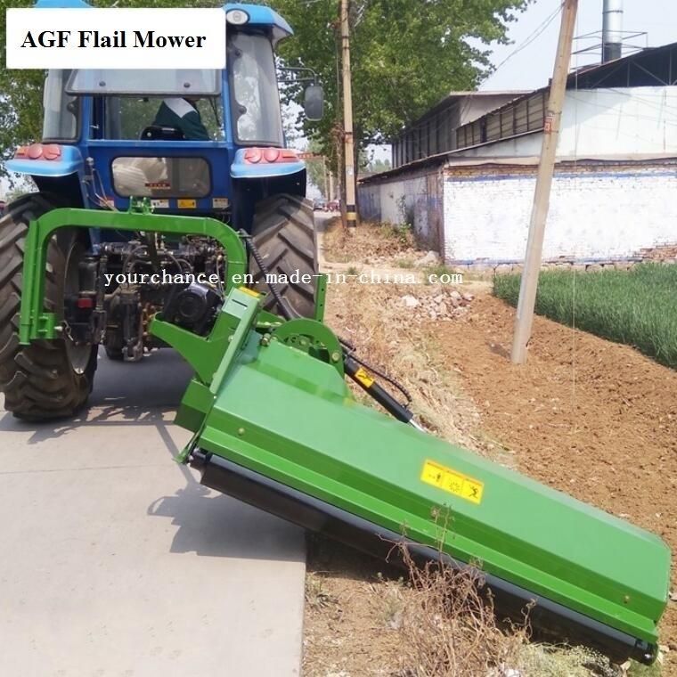 China Factory Supply Agf220 Heavy Duty 2.2m Width Hydraulic Side Shift Verge Flail Mower Grass Brush Cutter Lawn Mower for 80-120HP Tractor