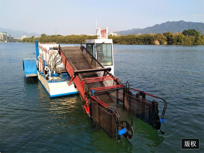 Keda Weed Harvester/Water Hyacinth Cutting Ship/Floating Garbage Collecting Boat